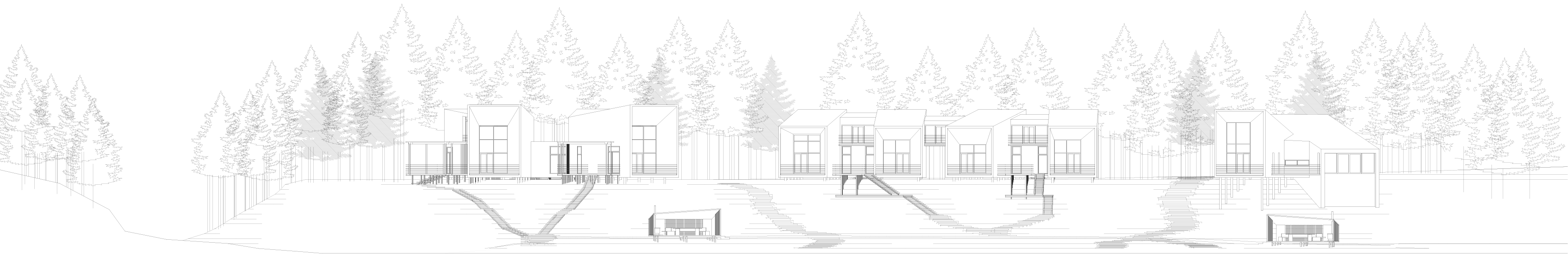 Elevation drawing for Svechanka, Vitebsk region, Belarus.